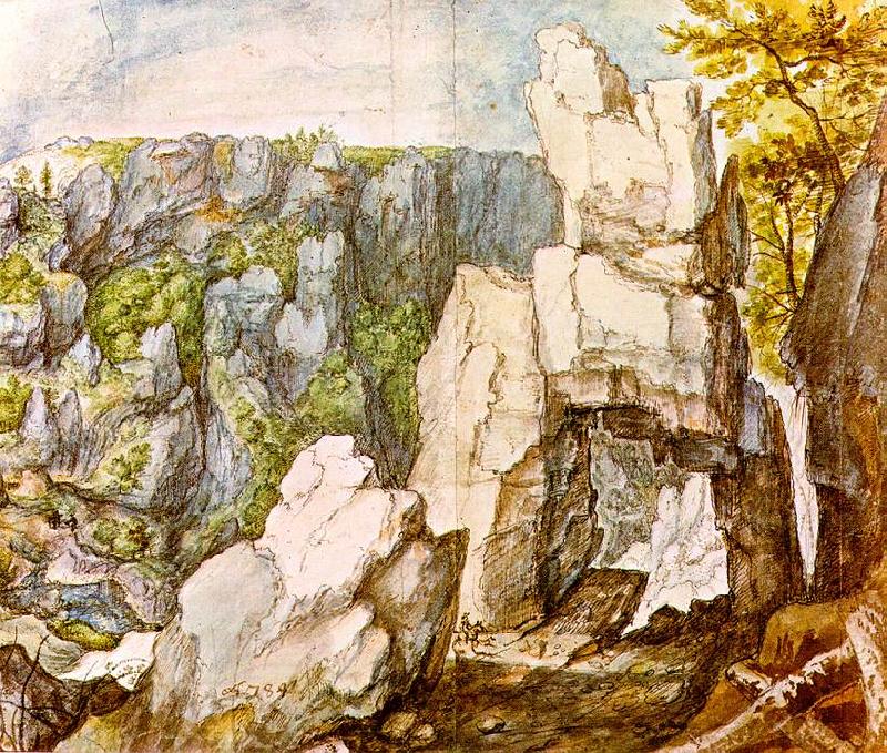 Roelant Savery Rocky Landscape oil painting image